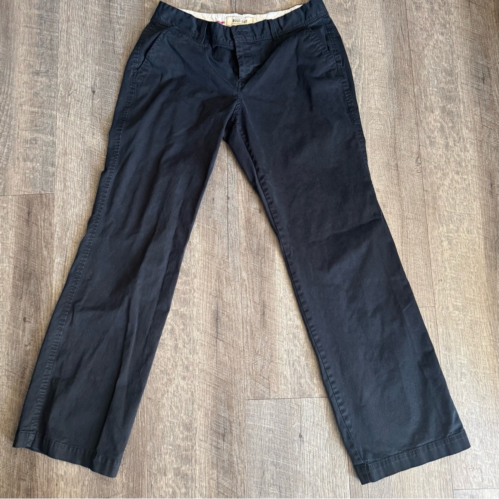Old Navy Perfect Boot Cut Women’s Size 6 Short Old Navy Favorite Kakis Black